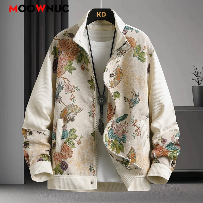 

Men's Casual Jacket Coat Male Windbreaker Men Clothing Fashion Leisure Blazer Outerwear Windproof for Camping And Outdoors New