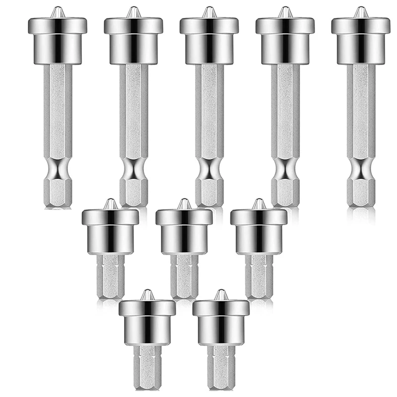 Jeu d'embouts de tournevis de positionnement magnétique, tête de lot, vis pour cloison sèche, 5 pièces pour 25mm, 5 pièces pour 50mm, 10 pièces