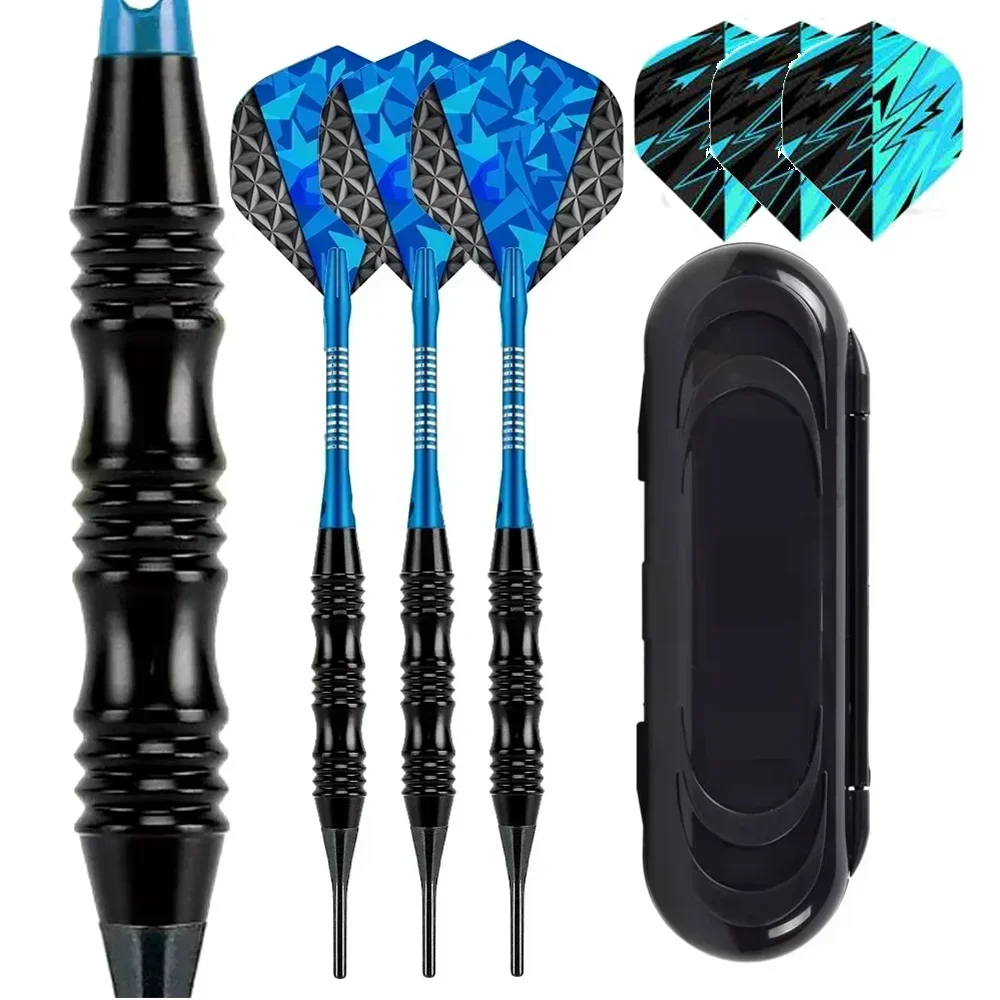 

20g Professional Level Entertainment Competition Dart Set Standard Square Darts Flights Professional Soft Plastic Tips Set