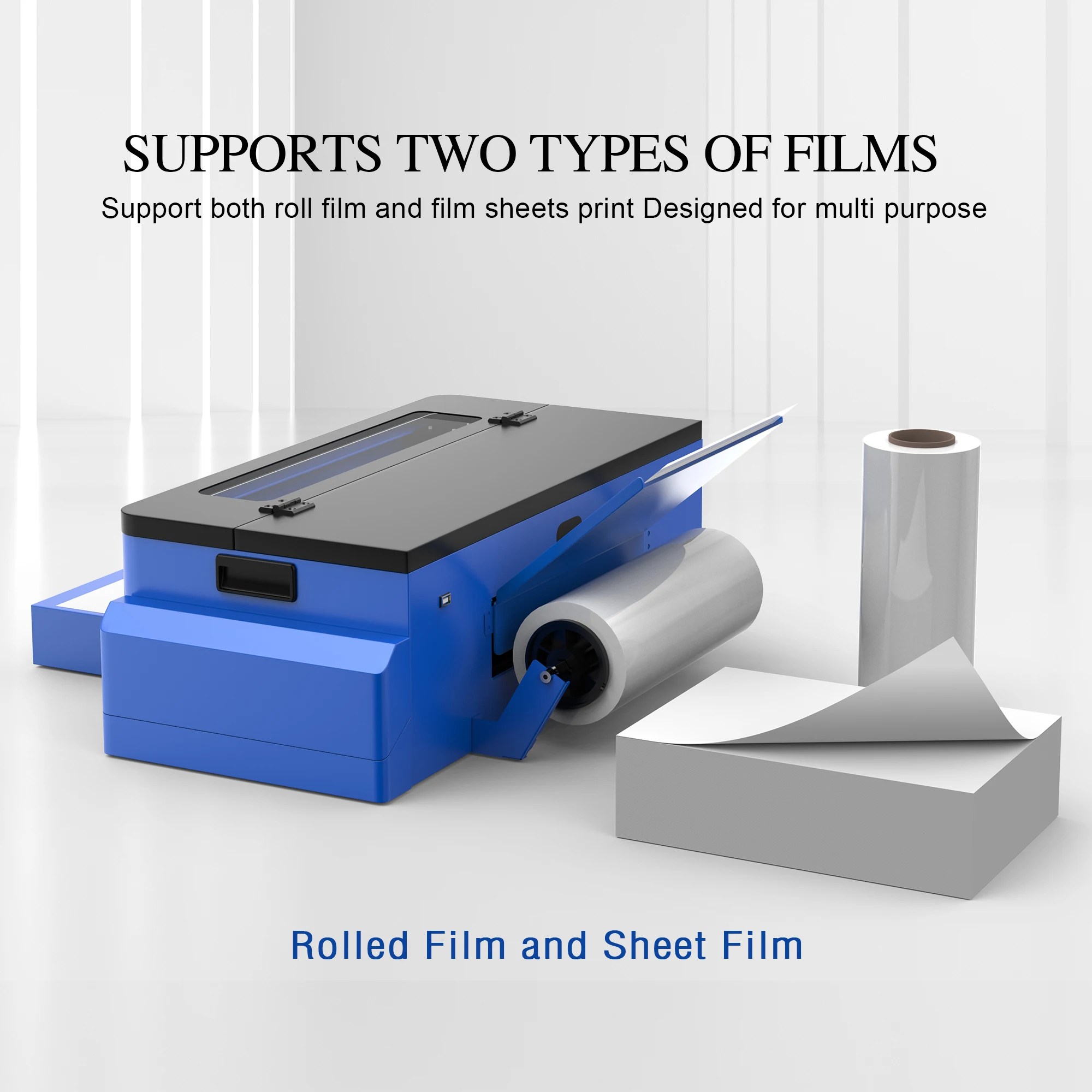 DTF Printer 30cm Transfer Printer With Roll Feeder Direct To Film A3 DTF Printer For Dark And Light Clothing