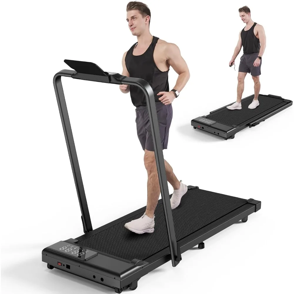 

3 in 1 Walking Pad Treadmill- 3.0HP Folding Treadmills for Home Easy to Store, 300LBs Capacity Under Desk Treadmill Free