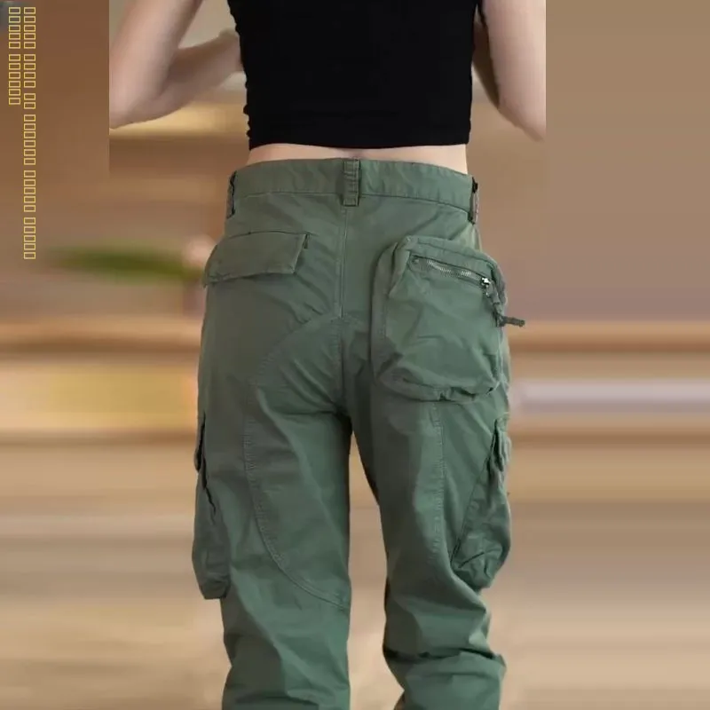 

Американские летние тонкие брюки из чистого хлопка, модные, прямые, свободные, повседневные, универсальные, свободного кроя, для делового стиля...