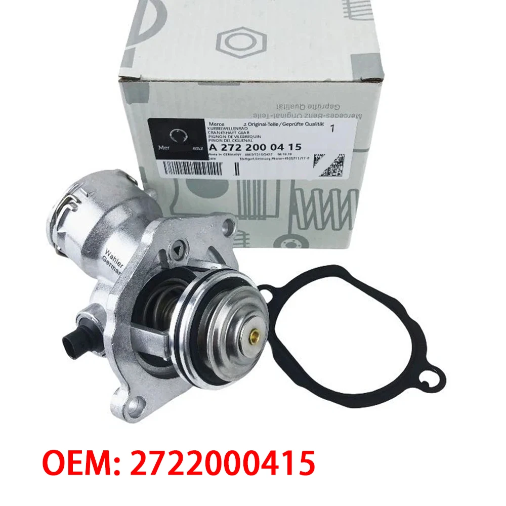 

Термостат охлаждающей жидкости OEM 2722000415 для двигателя Mercedes M272, GLK300, W164, W204, W221, W251, S300, S320, S350, R320, R350, ML350, A2722000415