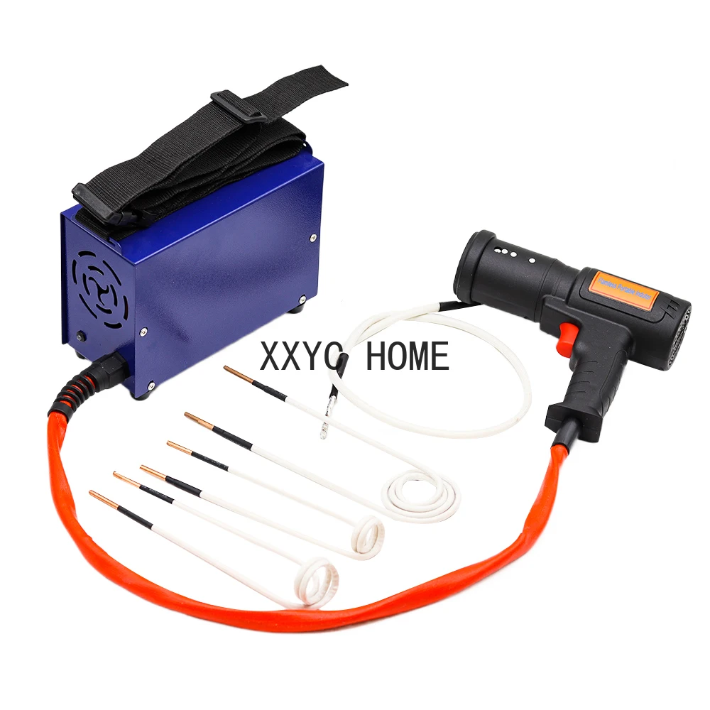 1500W Magnetic Induction Heater Circuit Diy for Car Repair Bolt Remover Tools Set Welding Equipment AC 220V with 4 Pieces Coil