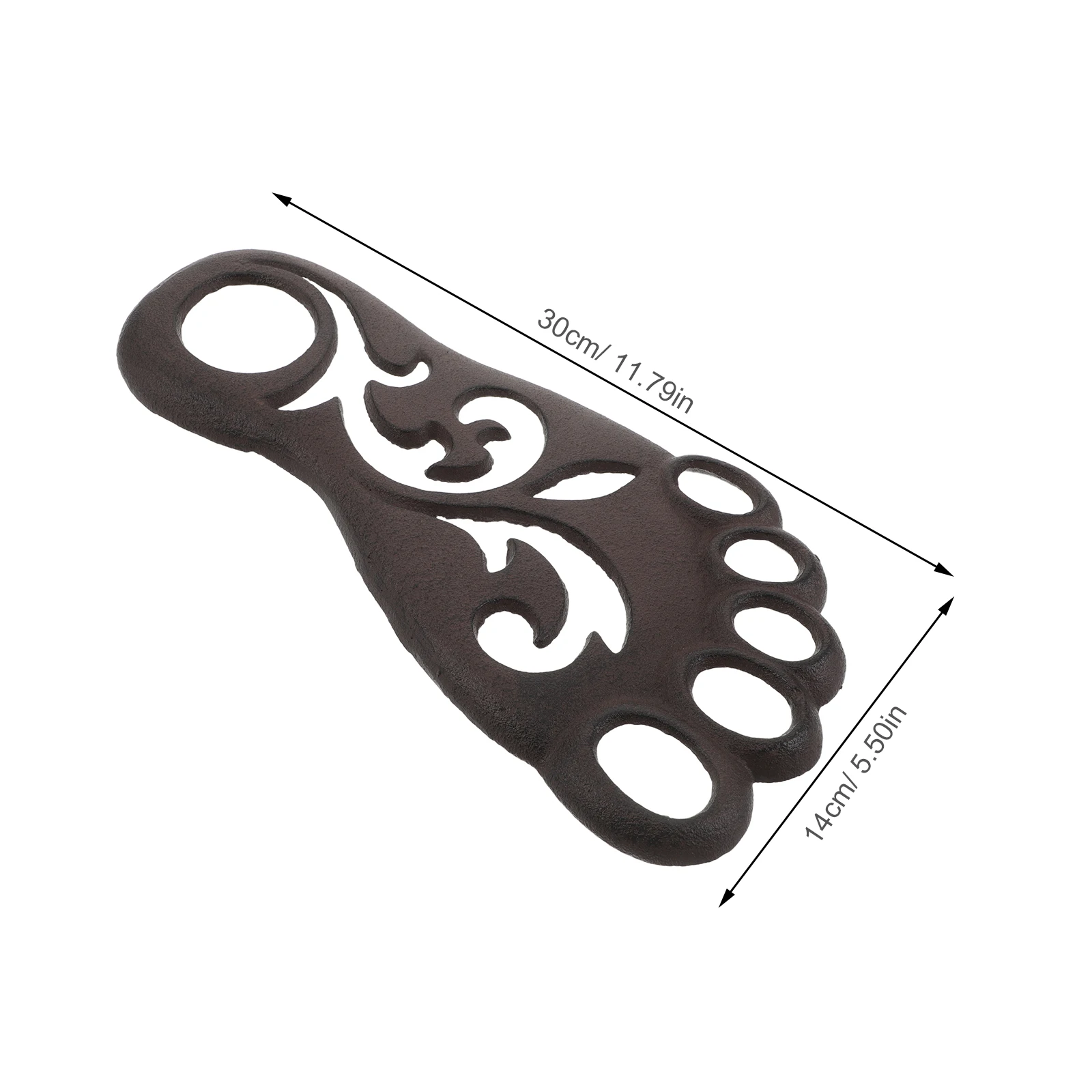 باب من الحديد الزهر 11.79 بوصة حجر مزرعة عتيق لمسار الحديقة مدخل خارجي حصيرة مزخرفة باب المقصورة الريفية