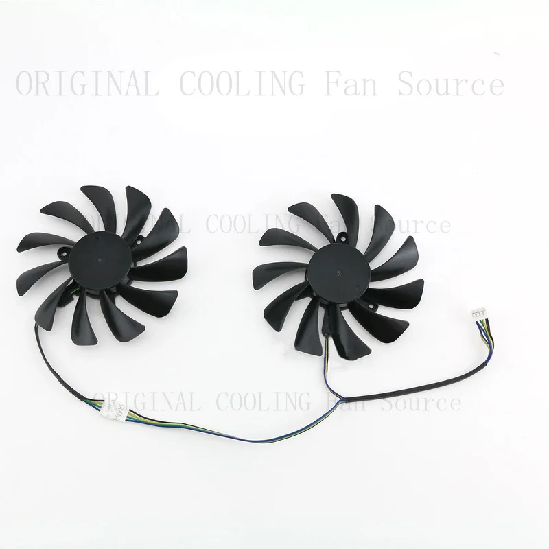 H  Graphics Card Fan Cooling Fan for DATALAND RX 590 RX 580 Red Devil PLD10015B12H