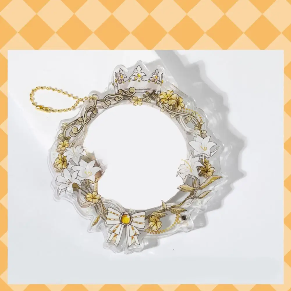 

Защитная пленка для бейджа, держатель для бейджа в стиле аниме, креативные прозрачные булавки, основа для дисплея, прозрачная с цепочкой, сумка для бейджа, подвеска