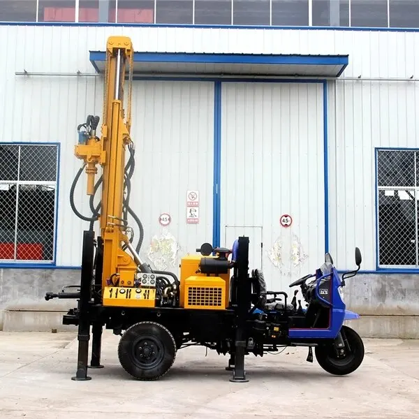 Hot sale 200 meters drilling rigs vehicle-mounted water well drilling rig with truck