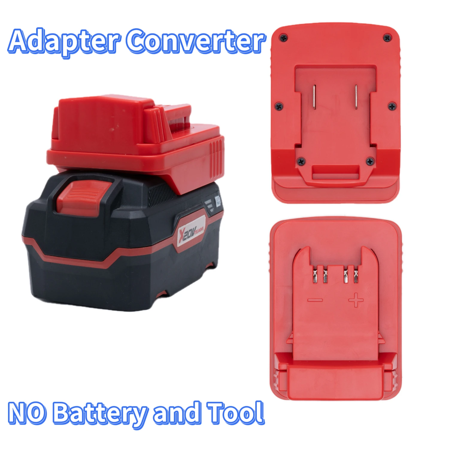 

Адаптер для аккумулятора Parkside Lidl X20V Team Li-ION, преобразующий его в аккумулятор DeWalt 18V, аксессуары для беспроводных портативных электроинструментов.