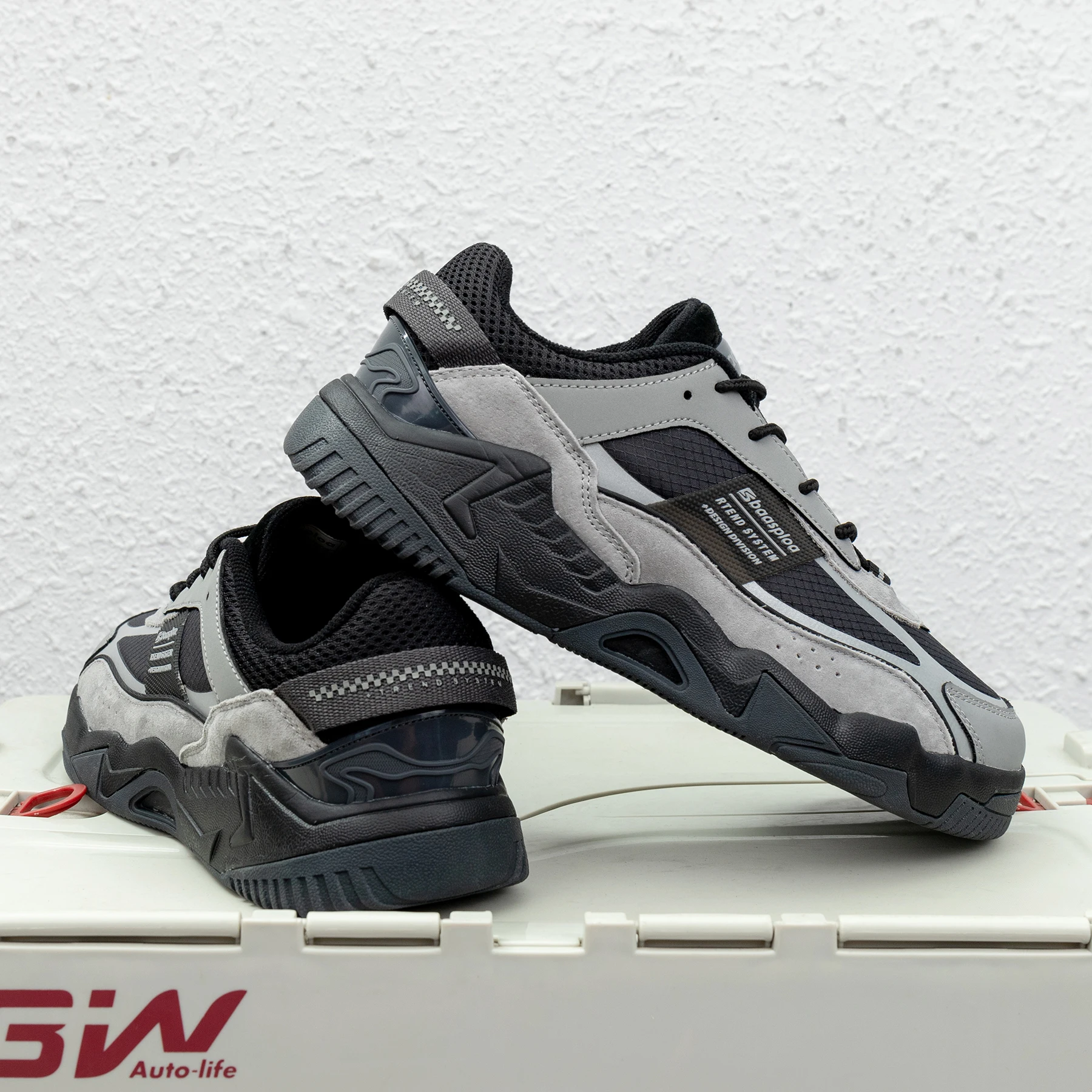 

Мужская прогулочная обувь Baasploa, кожаные модные дышащие кроссовки с сетчатой ​​подкладкой, водонепроницаемая обувь, удобная мужская нескользящая обувь для тенниса