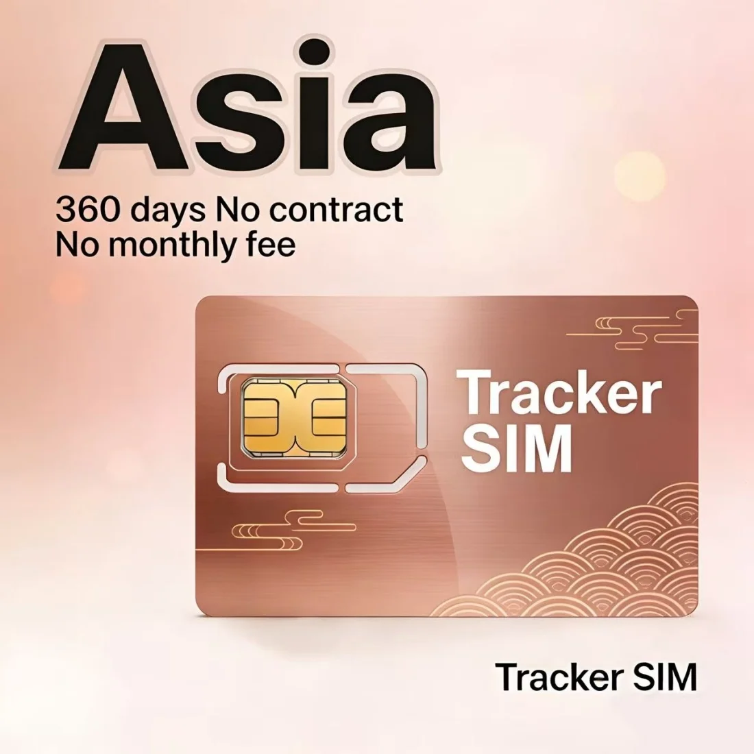 Kartu SIM IoT Asia 2G/3G/4G, Pelacak 4G, Tanpa Kontrak, 360MB/360 Hari, Tiga Ukuran, untuk ST-901L TK905 GT06 DLL