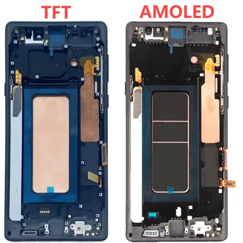 Imagem -02 - Tela Sensível ao Toque Lcd Amoled para Samsung Nota 64 Polegadas com Moldura Montagem Original Sm-n960 N960f