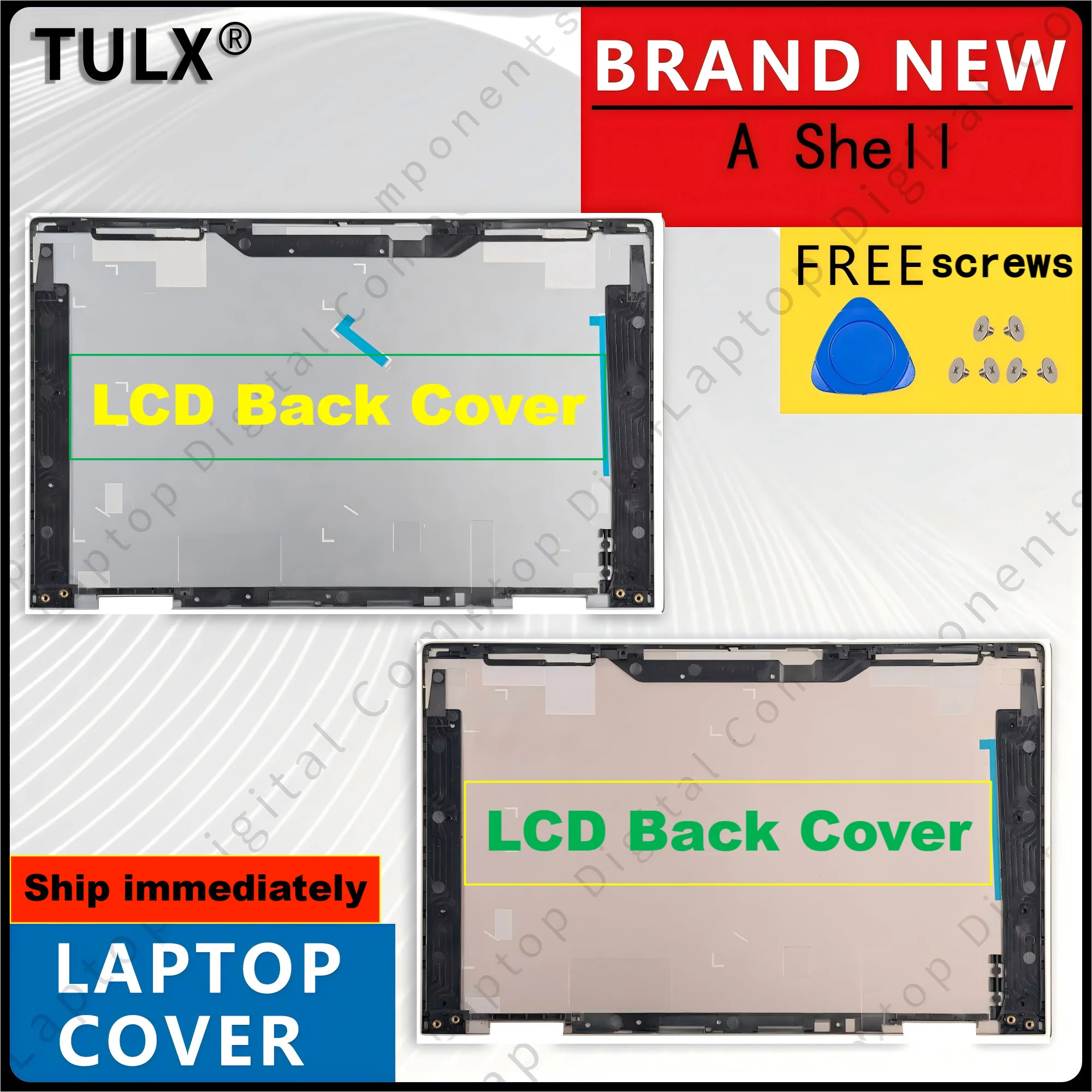 

New For ENVY X360 13-BD 13M-BD LCD Back Cover Top Case Rear Lid (Silver) M82692-001 13.3"