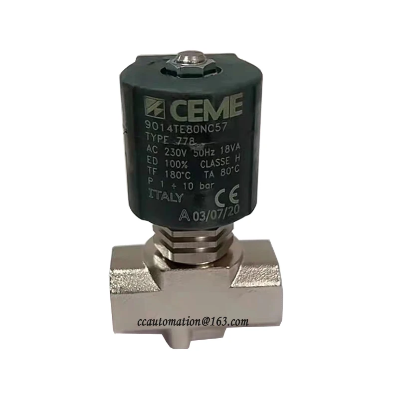 CEME 9014 Solenoid Valve 9014TE80NC57 Steam Valve Industrial Washing Machine, Wood Drying Machine