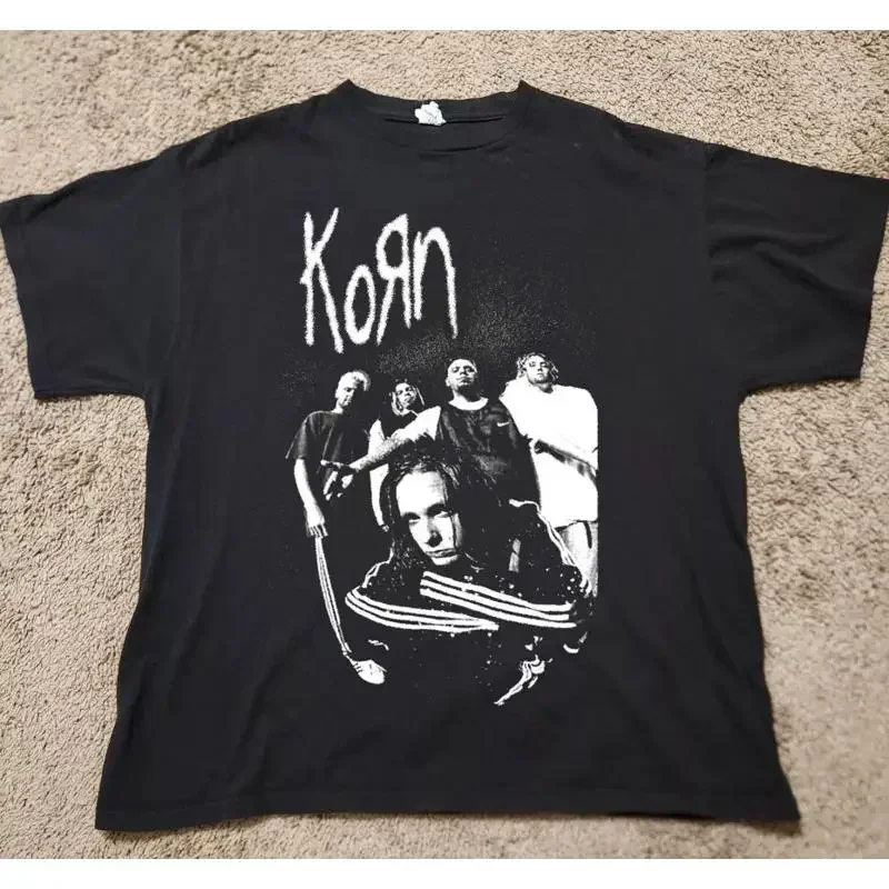 Korn poster remake t shirt classic style men women S 5XL QT1647