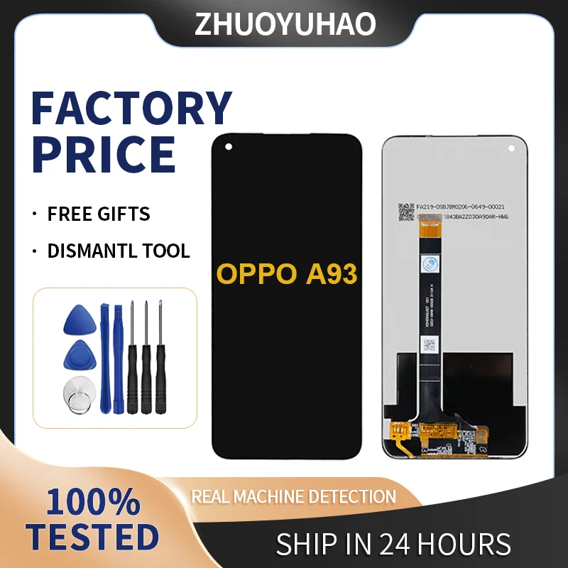 6.5\'\' LCD Display For OPPO A93 LCD Replacement Display Touch Screen For OPPO A93 LCD Screen Digitizer Assembly