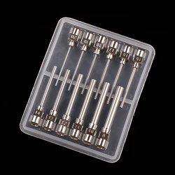 12 Pack Dispensing Needle Stainless Steel Blunt Tip Needle 1 inch 8G, 10G, 12G, 16G, 18G, 20G, 26G, 30G, glue needle