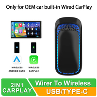 LONLINK wireless carplay adapter Box car machine Wired to Wireless USB Plug and Play smart Link android auto wireless adapter