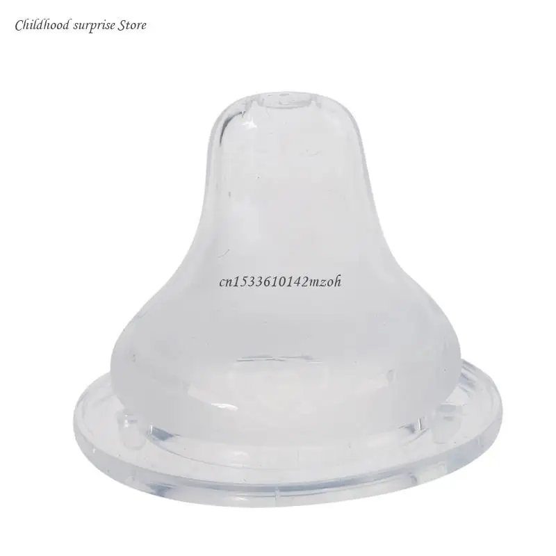 Baby Soft Safety Liquid Silicone Pacifier Duckbill Nipple Natural Flexible Replacement for Wide Mouth Milk Bottle Dropship