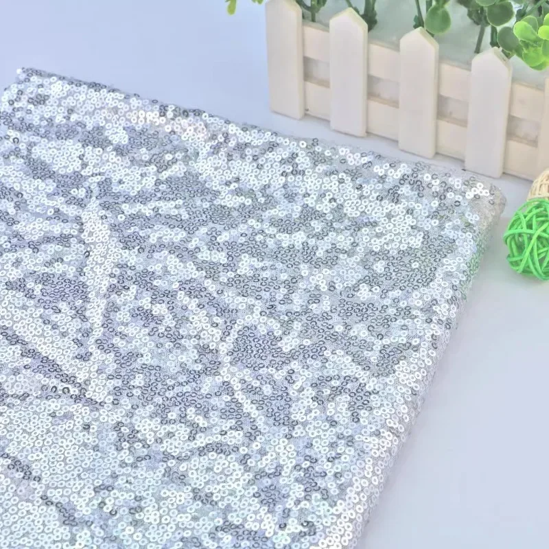 Sequin Multi-color Sparkling Mesh Fabric Stage Costumes Background Decoration Party Tablecloth Designer Cloth Diy Sew Per Meter