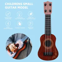 Mini Ukulele 4 String Classical Guitar Acoustic Ukulele Soprano Music Instruments Mini Musical Toy for Beginners Kids Children