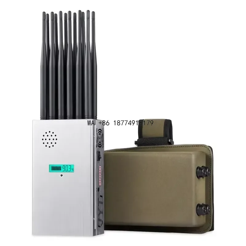 wmwmnu Portable Handheld 12 Antennas Phone GSM 2G 3G 4G 5G WIFI GPS Lojack Can Customized Signal Detector Amplifier