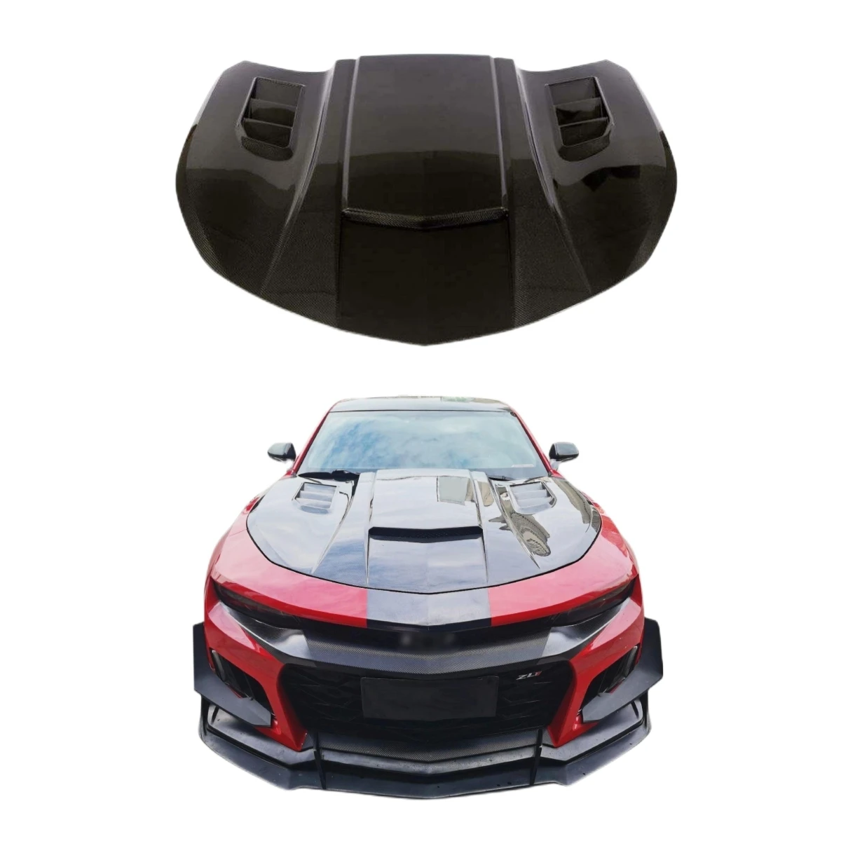 

ZL1 Style Carbon Fiber Engine Hood for Chevrolet Camaro 2016-2019 Bodykit