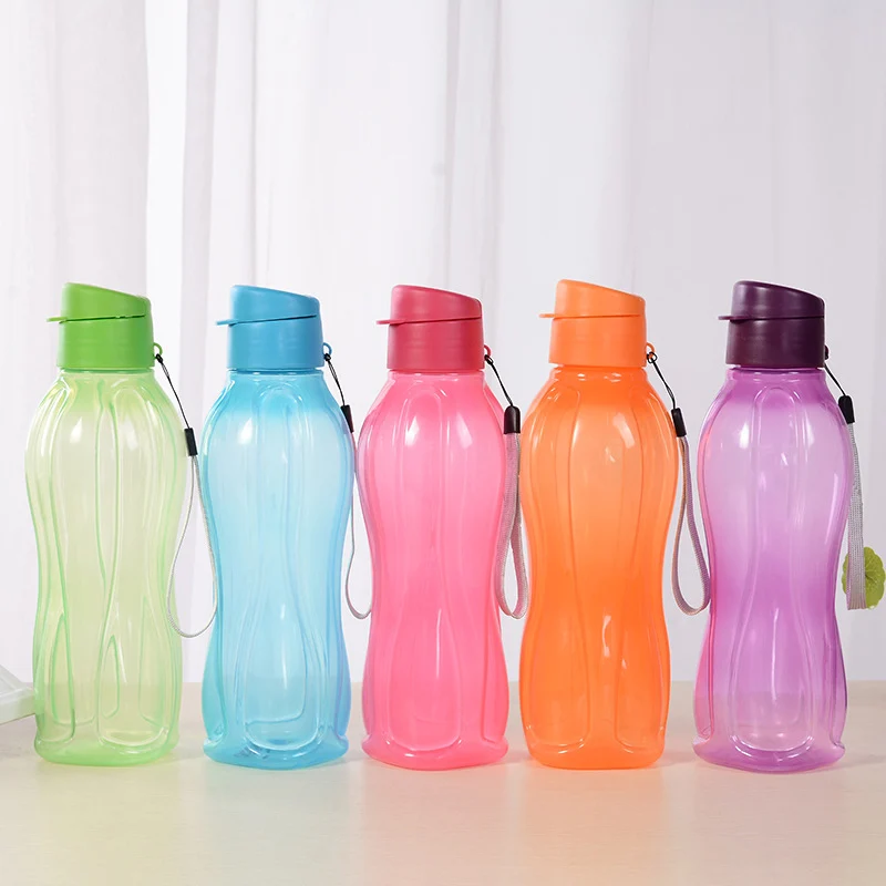 800/1100ml Water Bottle Drinking Bottles Straw Cup Pure Color Plastic Sports Water Jug Drinkware Large Capacity Water Bottle