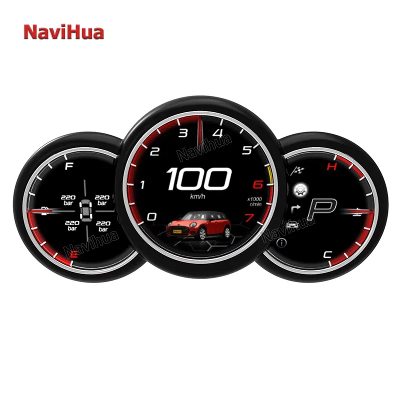 Car LCD Instrument for BMW Mini 2014 2015 2016 2023 Gauge Digital Cluster Dashboard Speedometer Plug and Play HD Screen Unit