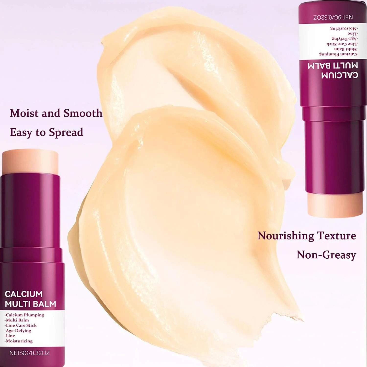 Calcium Multi Balm Stick, Collagen Infused Eye Face Balm for Deep Wrinkles,Moisturing Firming Stick Hydration Skin Care 1/2/3PCS