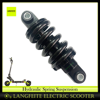 155MM 1500LBS Variable Damping Shock Absorber for LANGFEITE C5 Electric Scooter – Front & Rear Oil Hydraulic Spring Suspension P