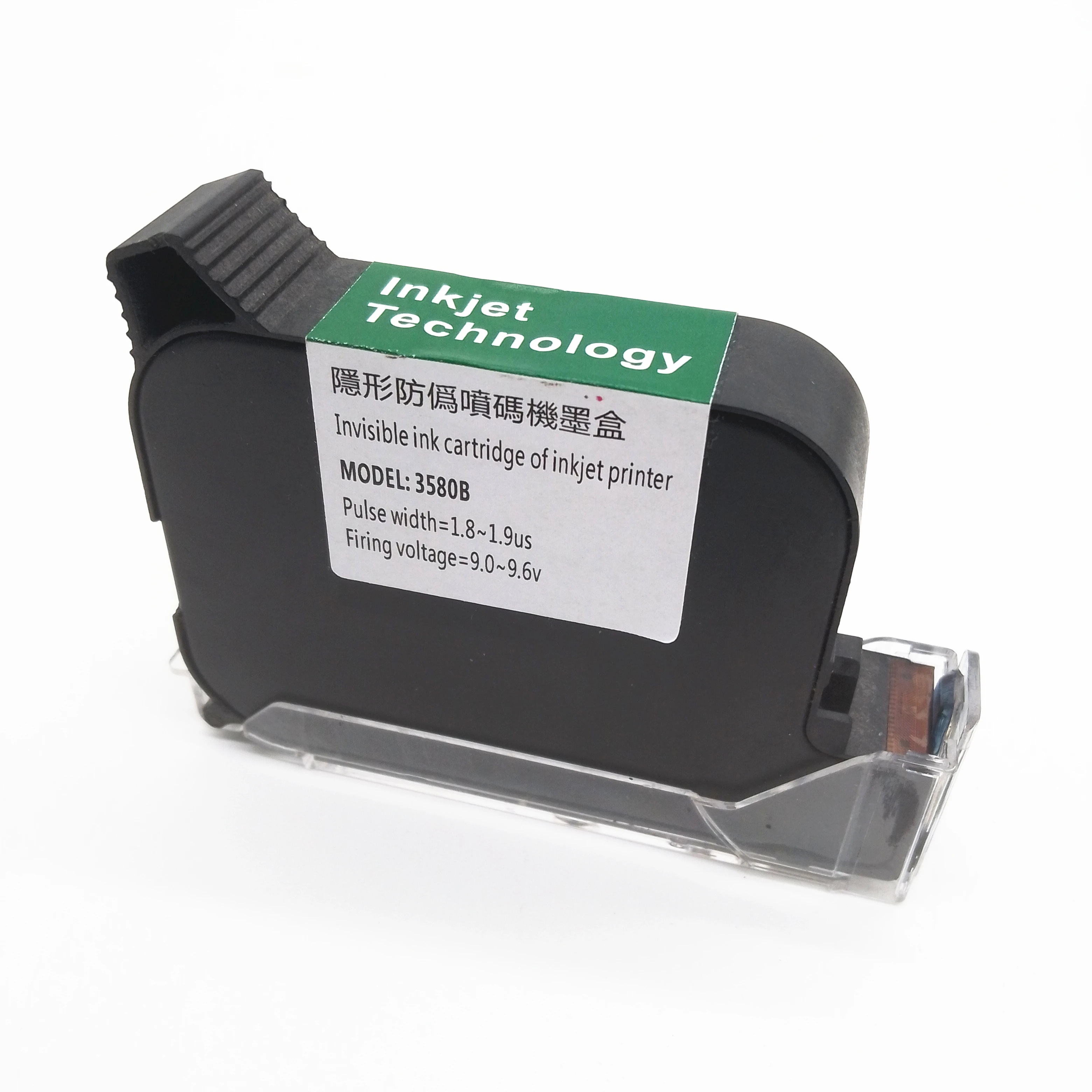 

[1x 3580B] Handheld Invisible Ink 5380B fast dry ink cartridge Replacement for 12.7mm 42ml Replace For Inkjet Handheld Printer