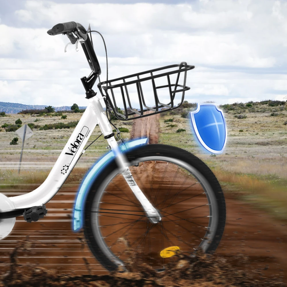 A20182 Vélo pour enfants de 20 pouces pour garçons/filles avec dessous de verre/frein en V, 1 vitesse, protection de chaîne, support arrière, cadre en acier léger (rose/vert/violet/W