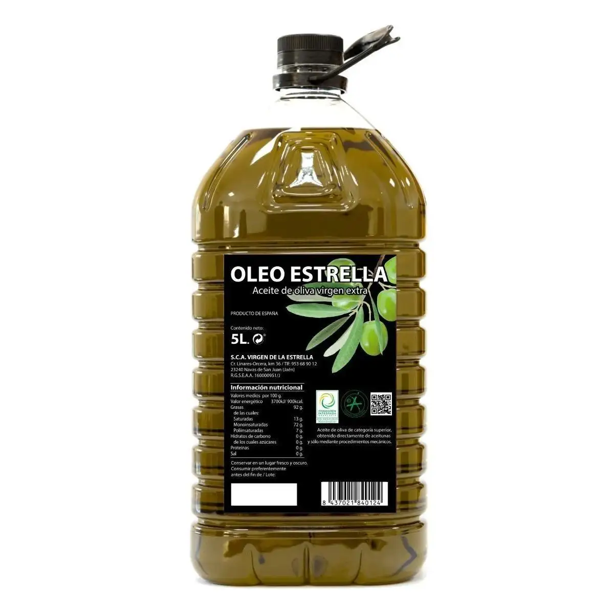 OLEOESTRELLA - Aceite Oliva Virgen Extra - Jaén - Andalucía - Aceite Cooperativa