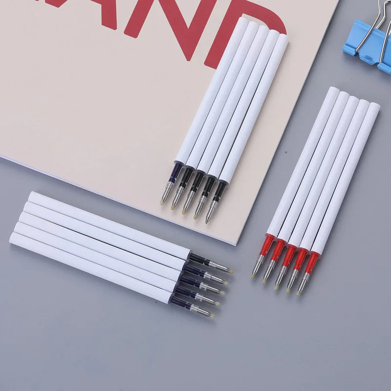 

10pc 11.2cm Roller Pen Refill Signature 0.5MM Ballpoint Pen Refill Gift Stationery Office School Supplies
