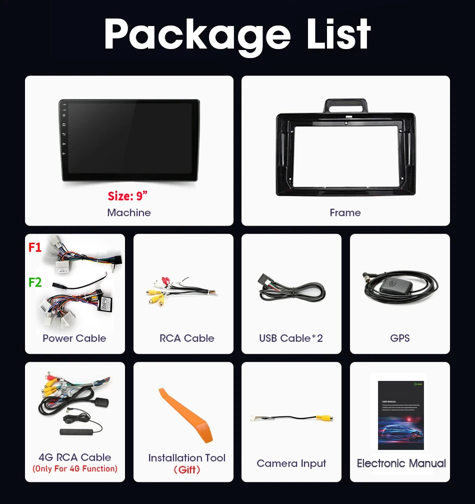 نظام ملاحة CarPlay لسيارة Toyota Corolla Axio 2 Fielder 3 E160 2012-2021 4G شاشة لمس لاسلكية راديو GPS متعدد الوسائط