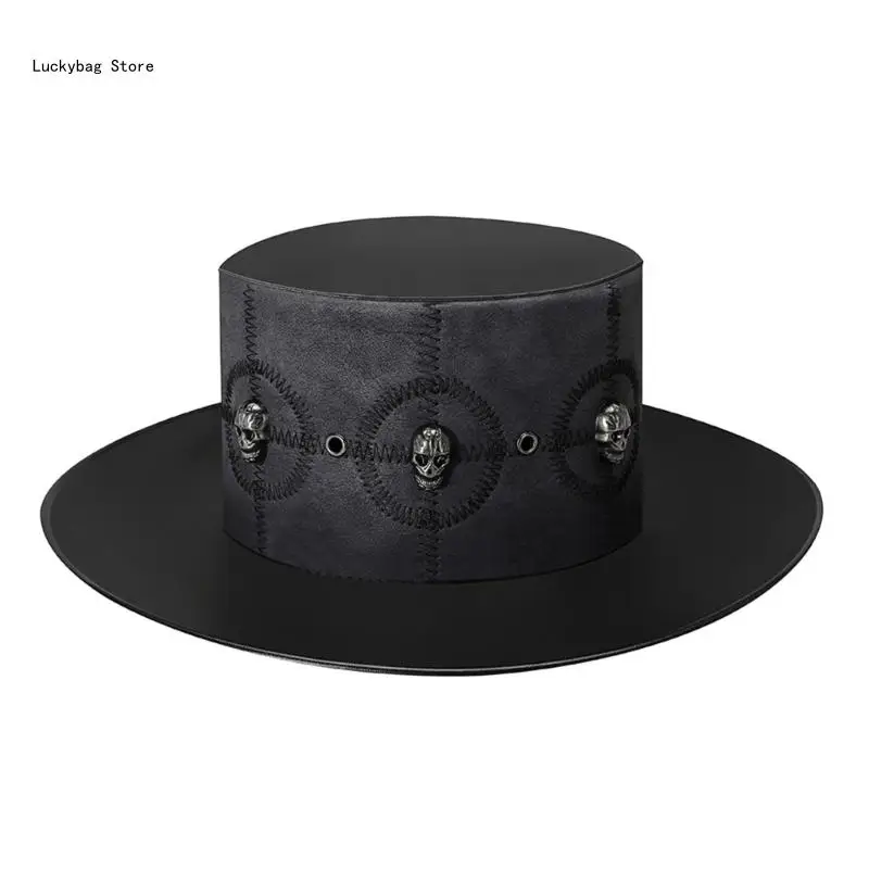 

Steampunk Top Hats 5in High Halloween Costume Accessory for Men Women