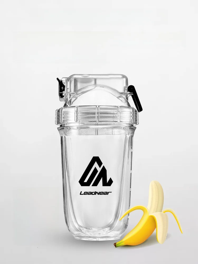 Comida ade Tritan Fitn aker taza botella de agua deportiva café elaboración de proteínas Poer Milkake taza resistente a altas temperaturas