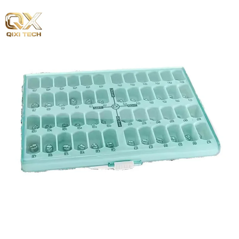 Kids Preformed Stainless Steel Metal Crowns, Temporary Restoration Caps For Children Deciduous Primary Teeth Replacement Supplie