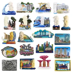 Asia Singapore Tourist Souvenir Magnetic Sticker Fridge Magnetic Refrigerator Decoration Articles Handicraft Gifts