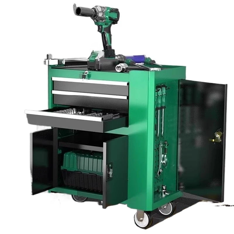 

Heavy Tool Cart Multifunctional Repair Parts Removable Tool Cabinet Multi-layer Auto Repair Drawer Trolley