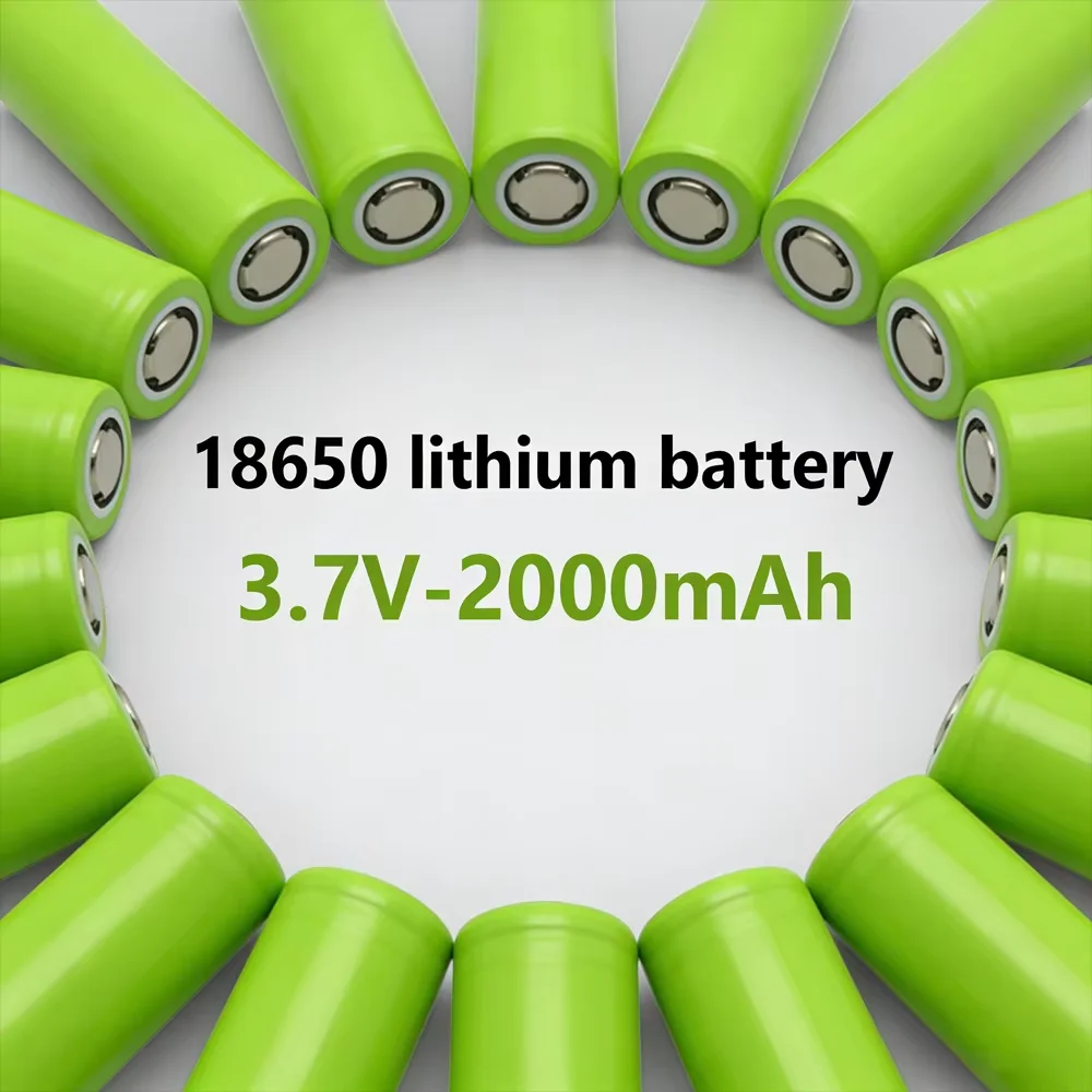 

20A Discharge 18650 Battery 100% Original 18650 2000mAh Li-ion 3.7v Rechargable Battery
