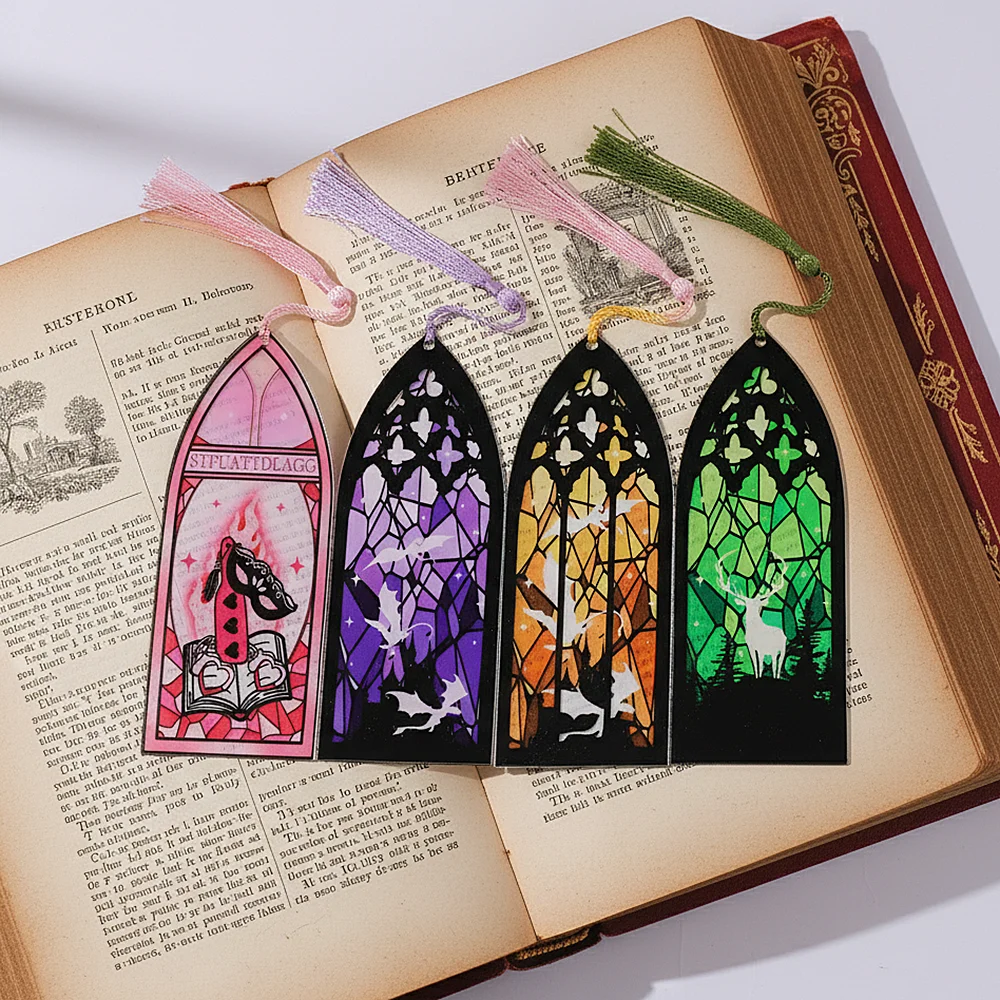ACOTAR Night Court Bat Bookmark Gift for A Court of Thorns and Roses Fantasy Reading Accessory Book Marker Decor for Book Lovers view 5