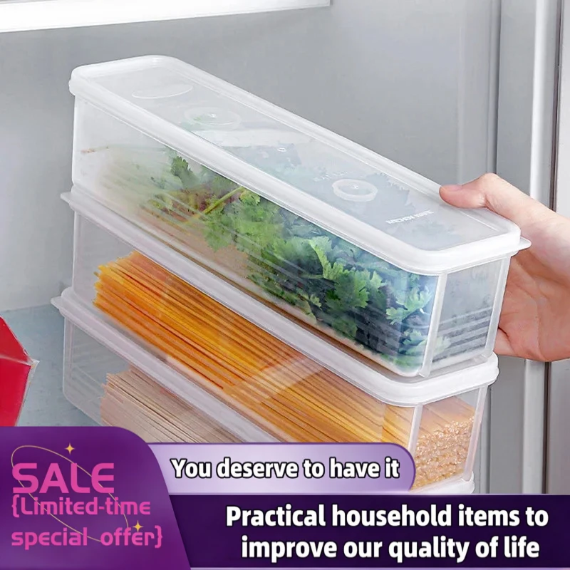 1/4Pcs Transparent Sealed Storage Box Refrigerator fresh-keeping storage box, fresh-keeping Small Food Preservation Boxes