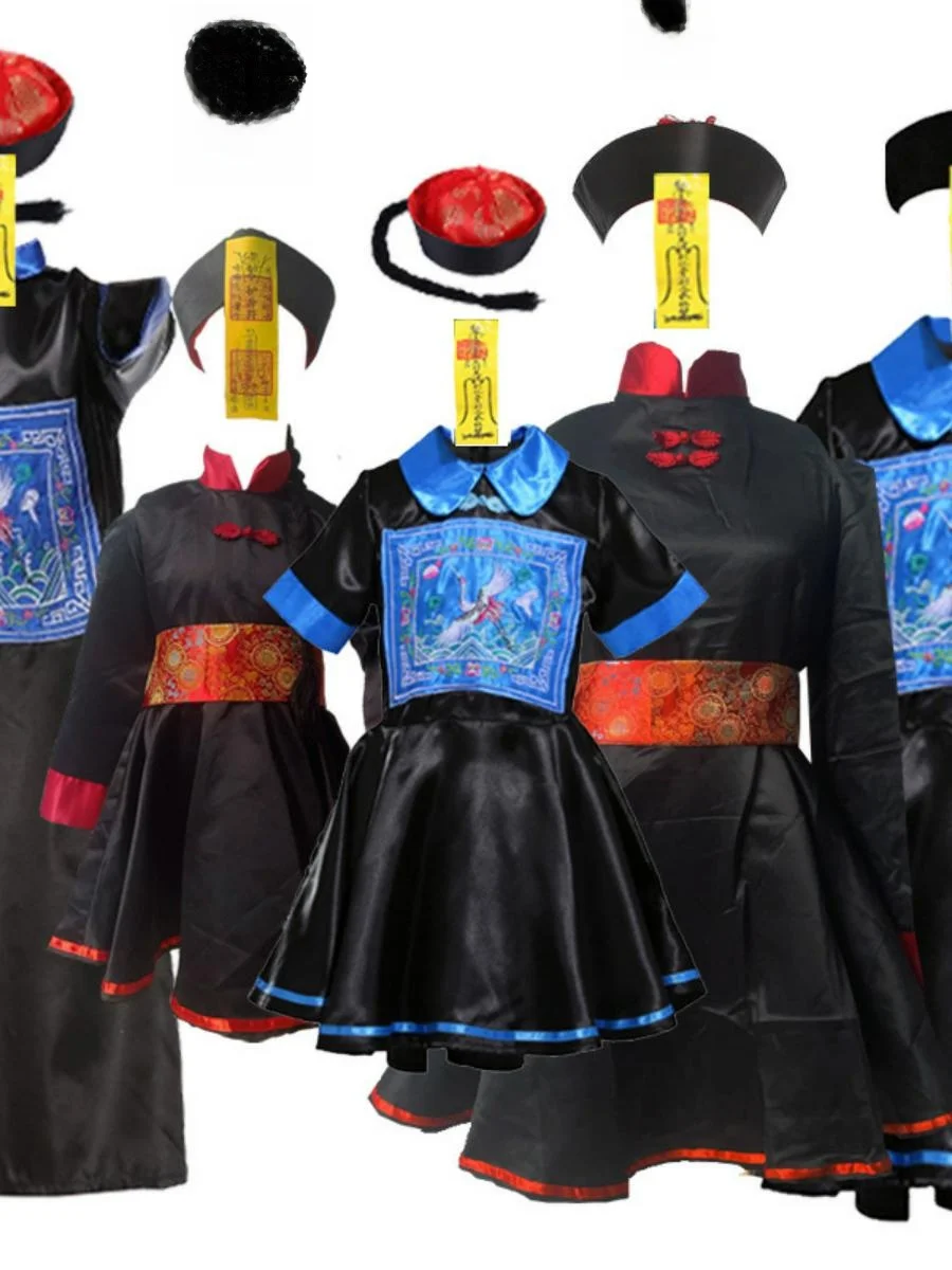 زي تنكري جديد لهالوين على شكل زومبي للأطفال، ملابس للعروض المسرحية، أزياء متطابقة للآباء والأبناء، زي مسرحي ممتع