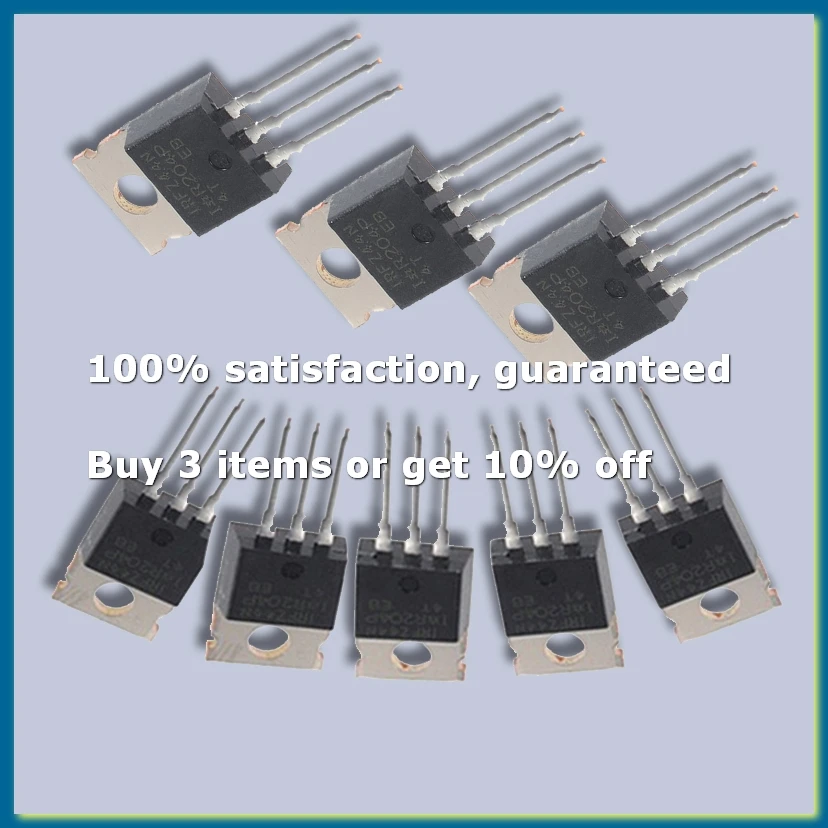 9Pack X(10pcs IRFZ44N IRFZ44 Power Transistor MOSFET N-Channel 49A amp 55V)