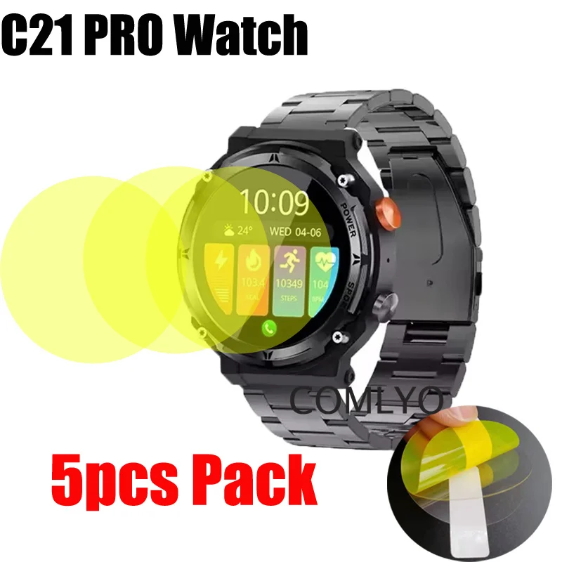 5Pcs For C21 Pro Screen Protector Soft Film TPU Hydrogel Unthin HD Anti-Scratch Films