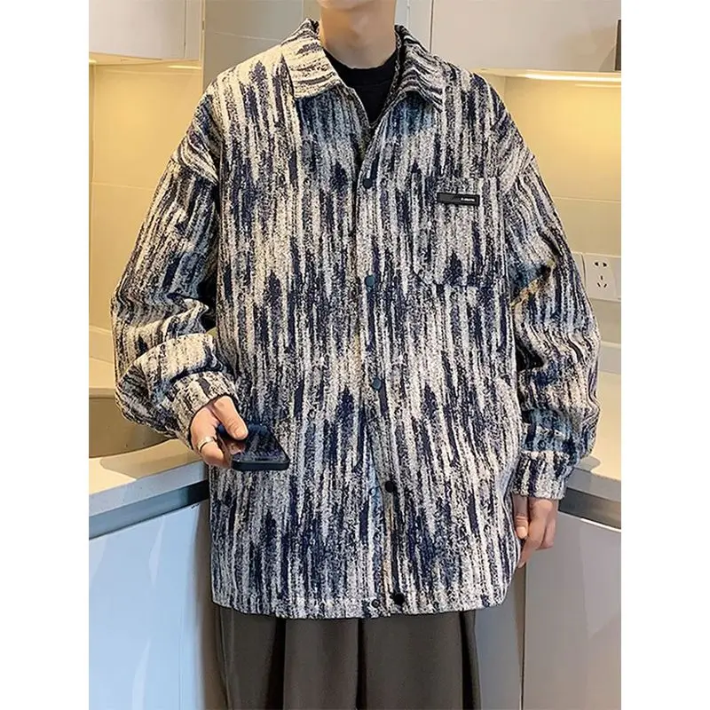 

Мужская джинсовая куртка Waed, осенне-зимняя модная брендовая одежда INS Hong Kong Sle Street Faion, рабочая одежда Jaet, осень Haome, высокая...