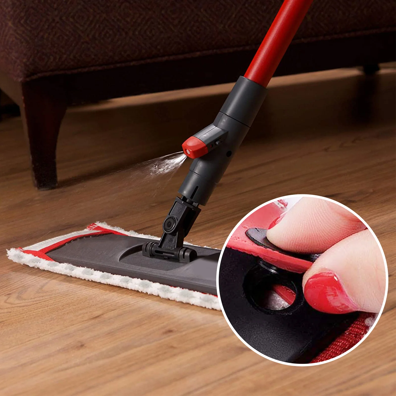 Almohadillas de microfibra para mopa, recambio para Vileda 1-2, pulverizador, paquete de 5 unidades