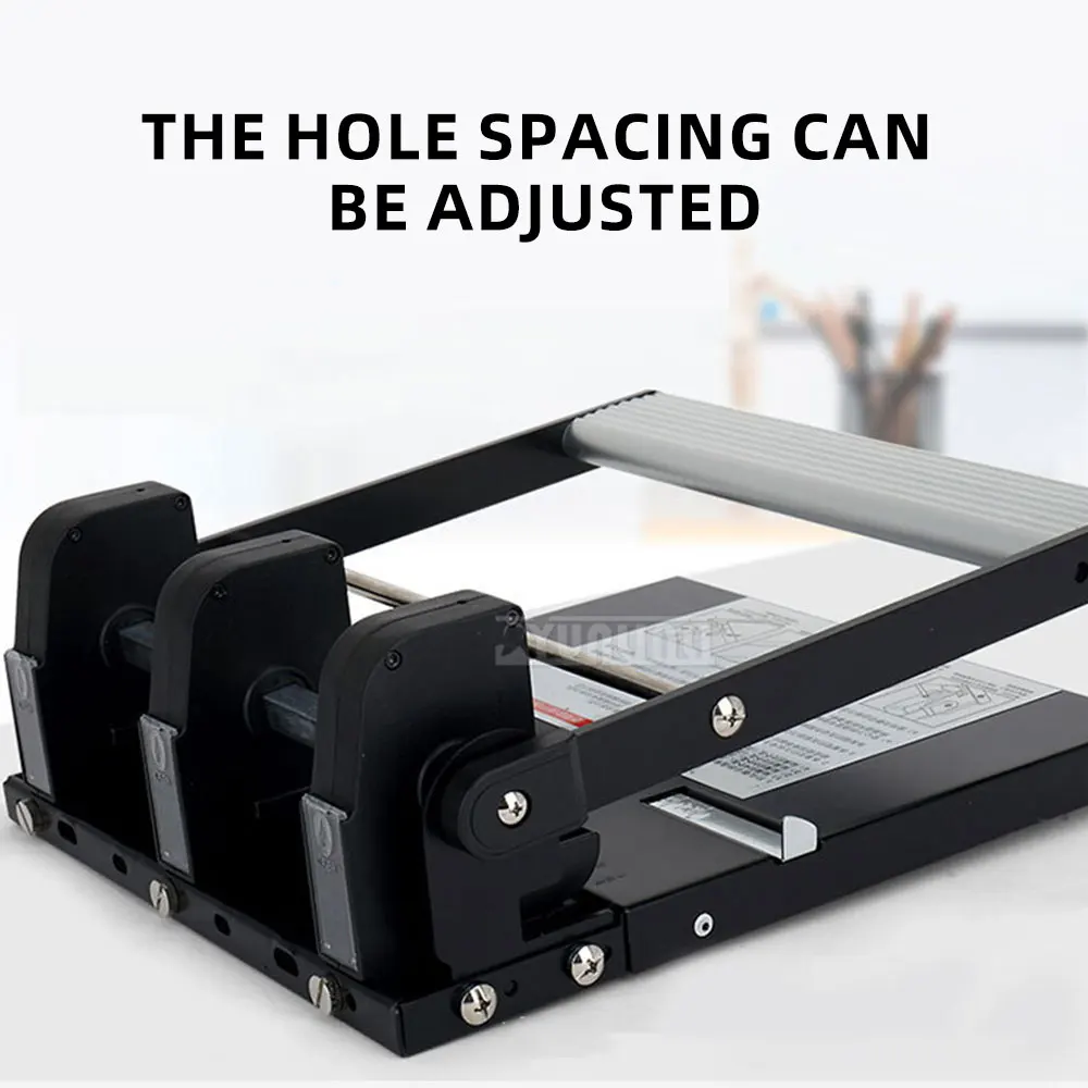 931C Heavy Duty Manual Hole Puncher, 150-Sheet Capacity with Adjustable Hole Spacin
